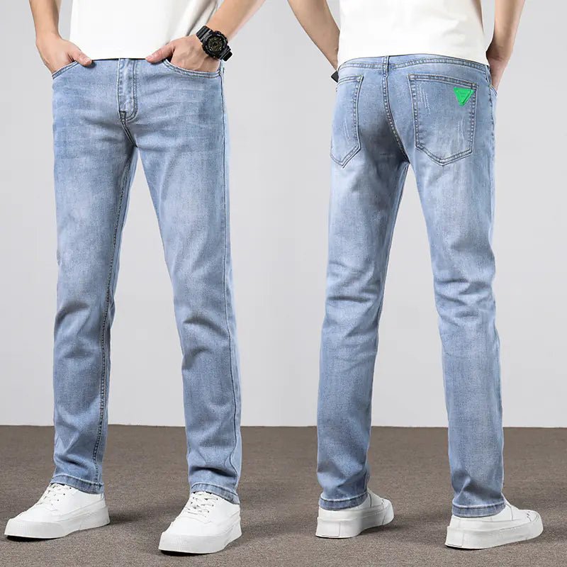 Slim Straight Stretch Jeans for Men - Dakdouksson