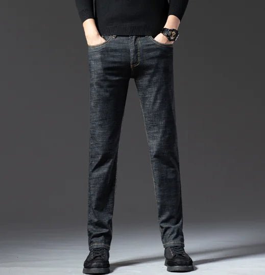 Slim Straight Stretch Jeans for Men - Dakdouksson