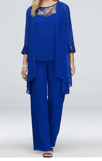 WOLFF Stylish 3 - Piece Plus Size Lace Outfit Set - Dakdouksson