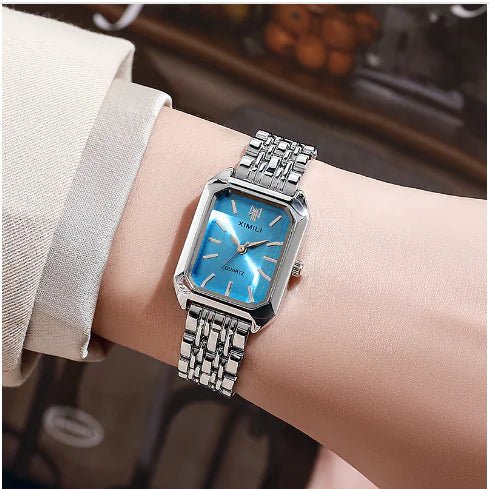 Women's Square Steel Strap Watch - Dakdouksson