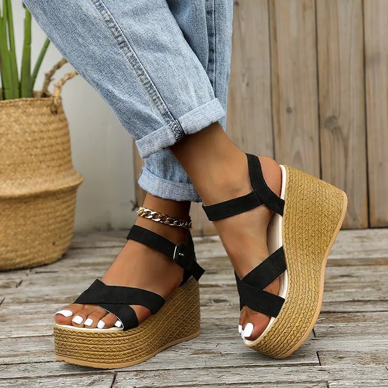 Women's Waterproof Platform Wedge Sandals 2022 Summer - Dakdouksson