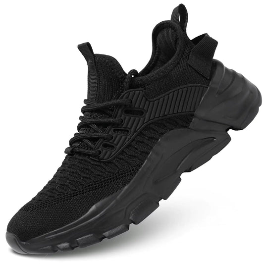 Wrezatro Womens Slip On Sneakers Women Walking Tennis Shoes Lightweight Breathable Casual Sneakers for Indoor Outdoor Gym Travel Work All Black - Dakdouksson